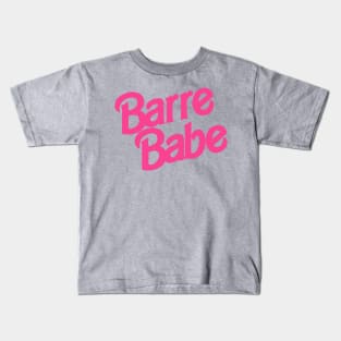 Barre Babe (90s) Kids T-Shirt